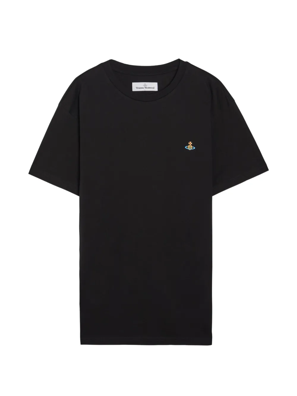 Vivienne Westwood T-Shirt mit Logo-Stickerei - Schwarz