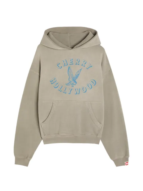 Cherry LA logo-print pouch-pocket hoodie