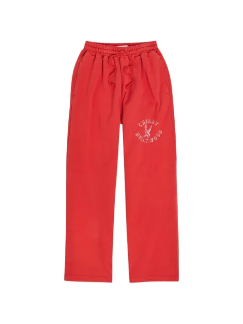 Cherry LA logo-print track pants