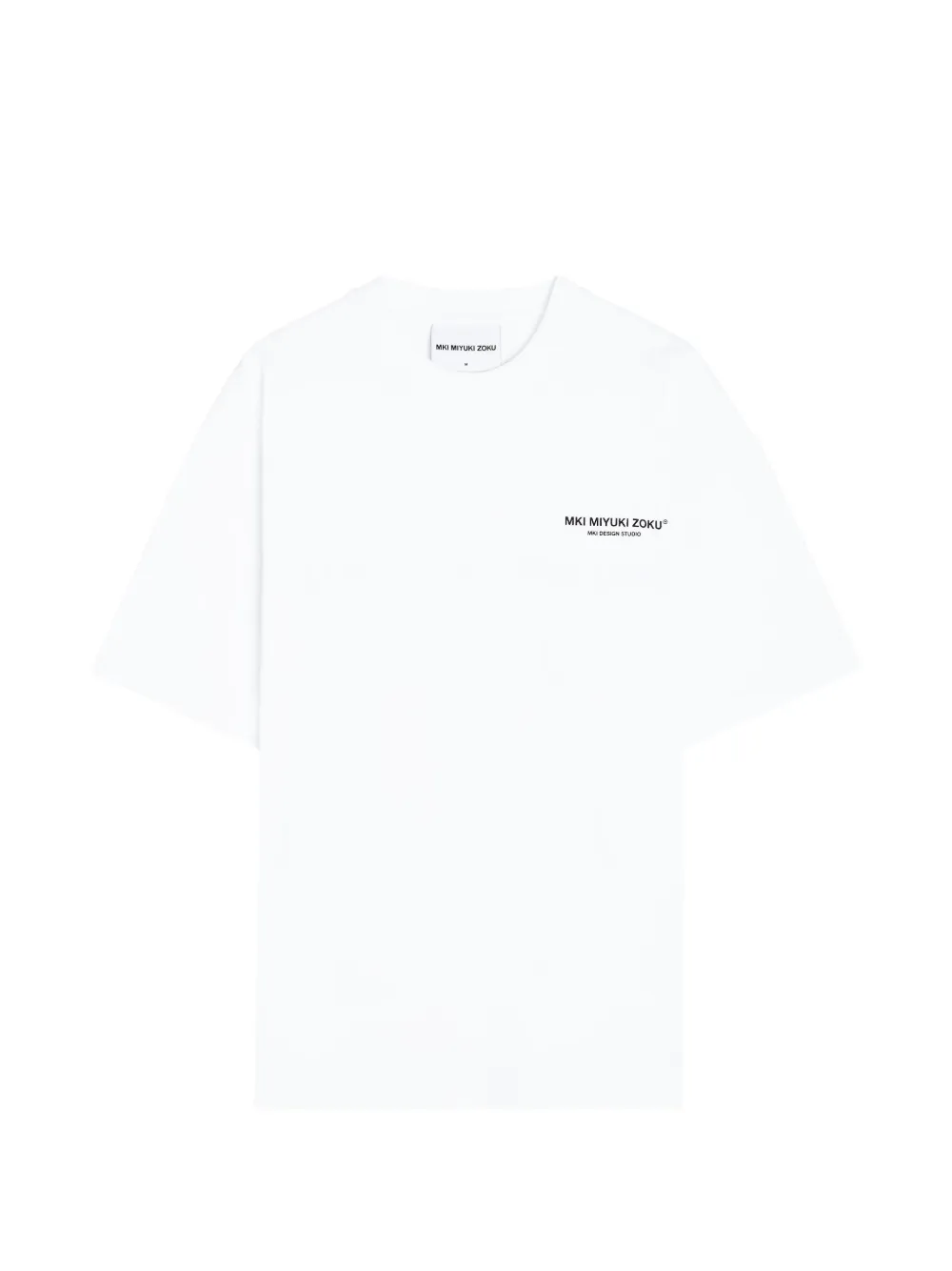 MKI Miyuki Zoku Kurzärmeliges T-Shirt mit Logo-Print - Weiß