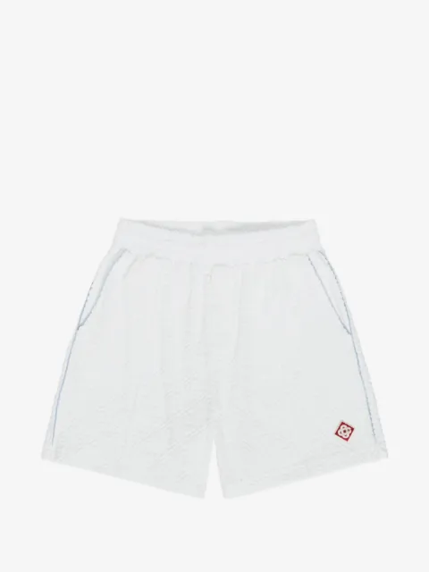 Casablanca monogram-jacquard terry shorts
