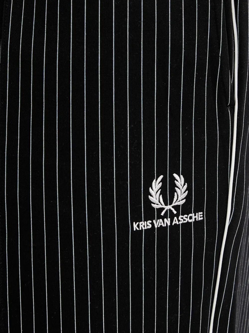 Fred Perry Trainingsbroek met krijtstreep Zwart