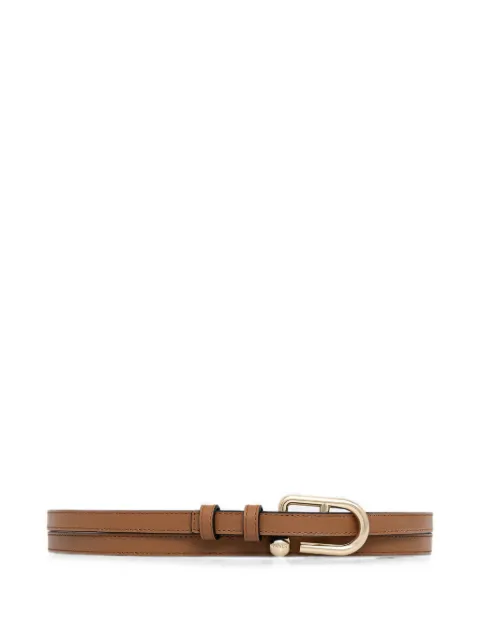 Furla Cintura in pelle con fibbia logata