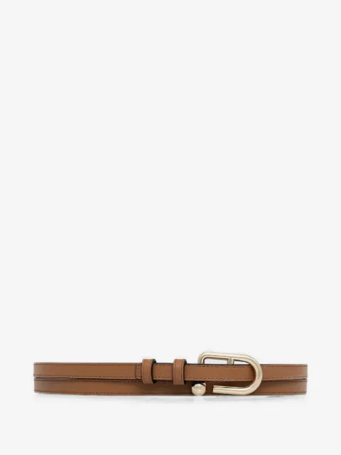 Furla ceinture en cuir à boucle logo
