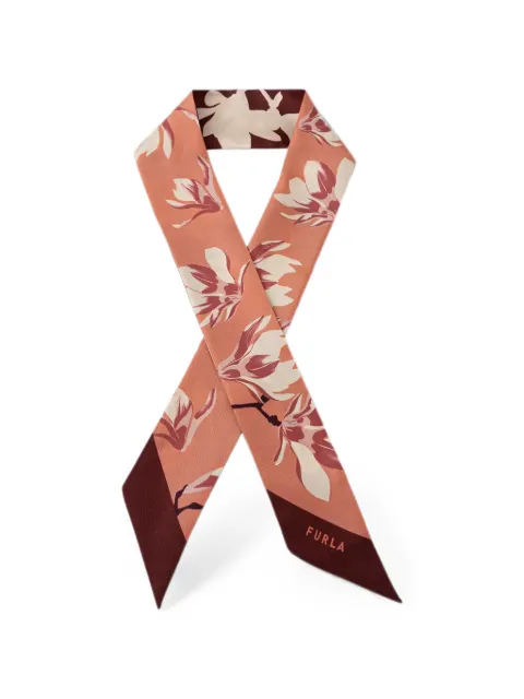 Furla Metropolis floral-print silk scarf
