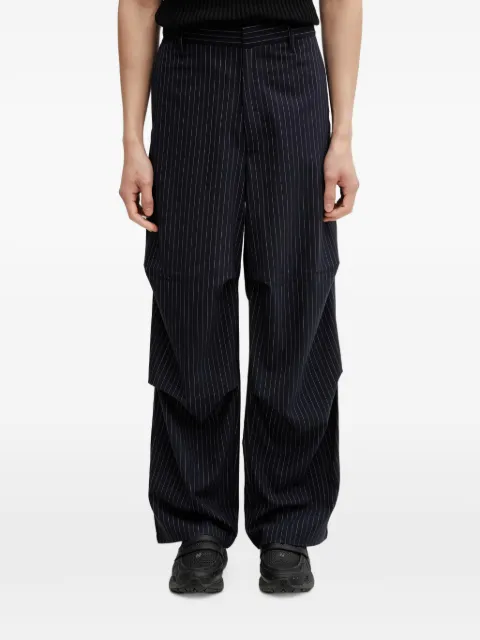 Filling Pieces pinstripe-pattern pleated wide-leg pants 