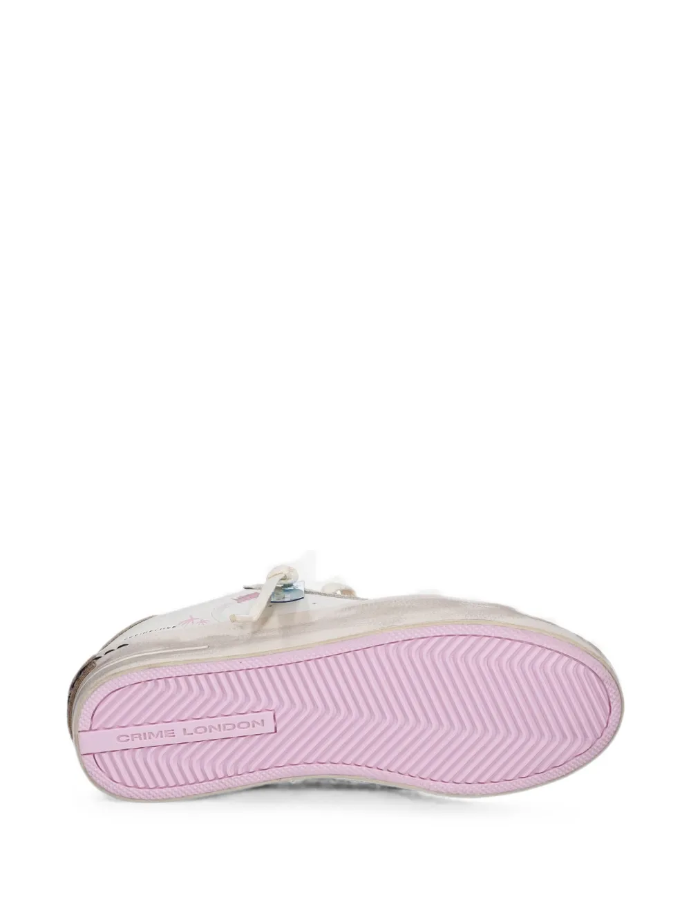 Crime London Sk8 Deluxe lace-up sneakers Wit
