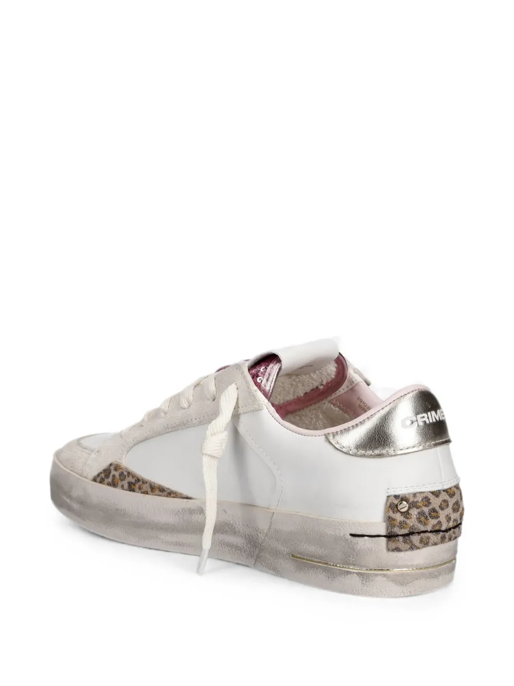 Crime London Sk8 Deluxe lace-up sneakers Wit