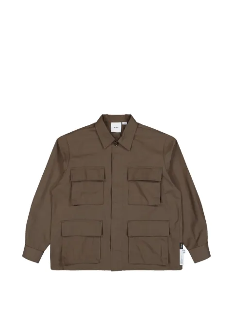 WTAPS JMOD logo-print multi-pocket military jacket