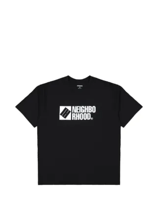 A*様 NEIGHBORHOOD Tシャツ ブラック美品 ロゴプリント Neighborhood ロゴ Tシャツ | ブラック | FARFETCH JP