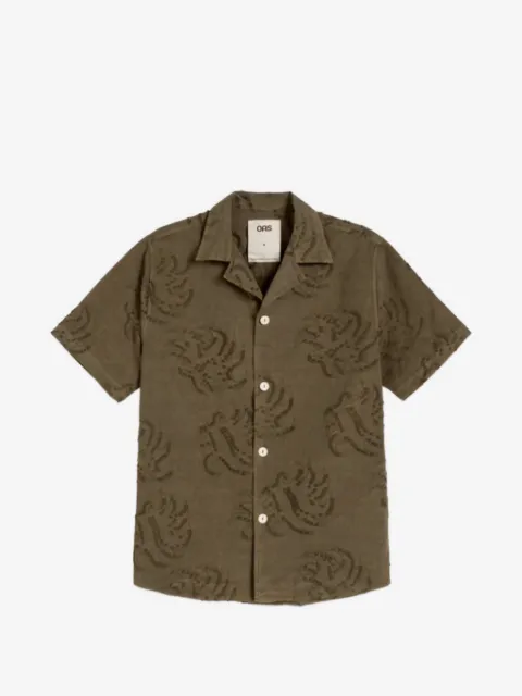 OAS Company camisa Cuba con manga corta bordada