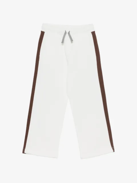 Eleventy Kids side-stripe drawstring track pants