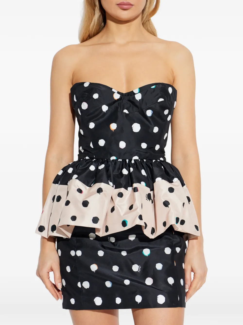FENDI Mini-jurk met stippen Zwart