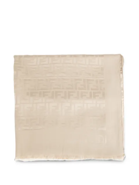 FENDI FF logo jacquard scarf