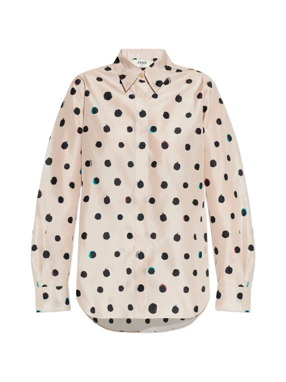 FENDI polka-dot shirt - Pink