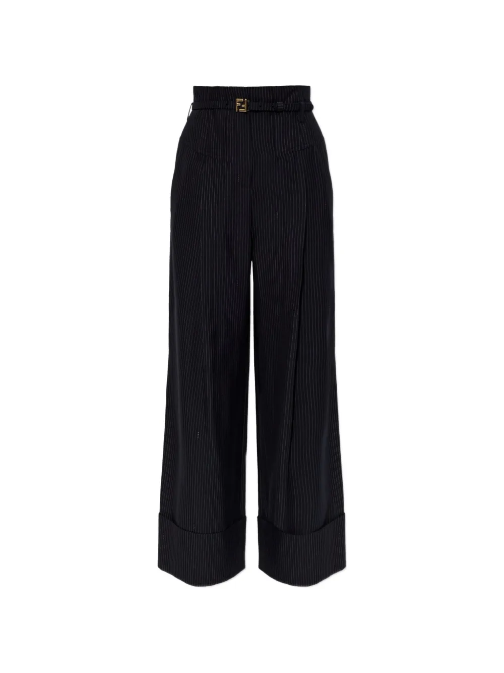FENDI Pantaloni gessati - Nero