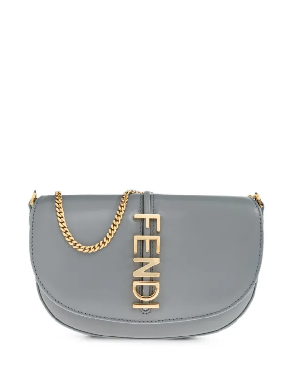 FENDI フェンディグラフィ ショルダーバッグ | ブルー | FARFETCH JP