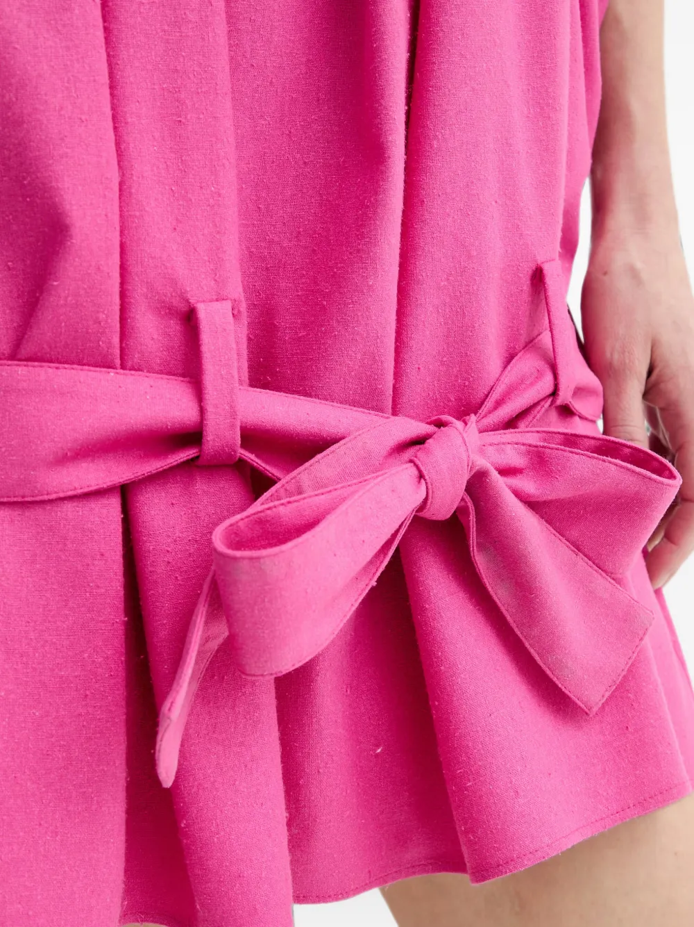Kenzo Geplooide mini-jurk Roze