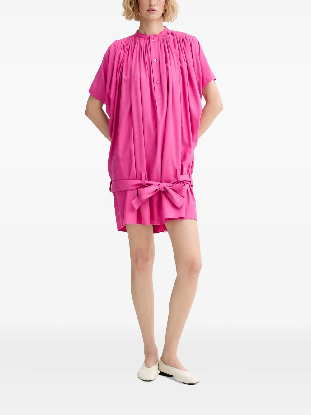Kenzo pleated mini dress - Rosa