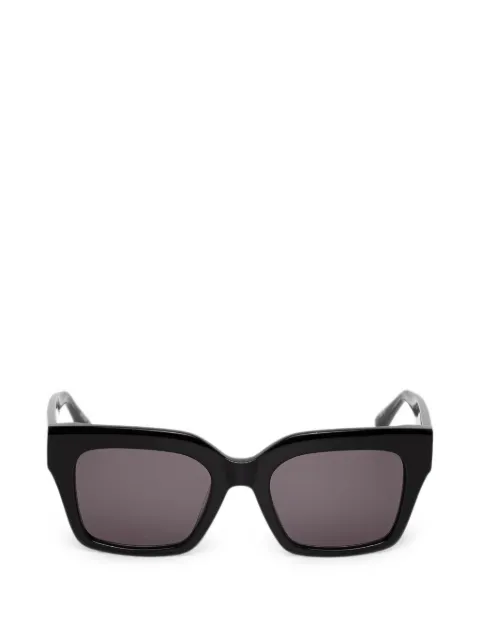 Barbour tartan-print square-frame sunglasses