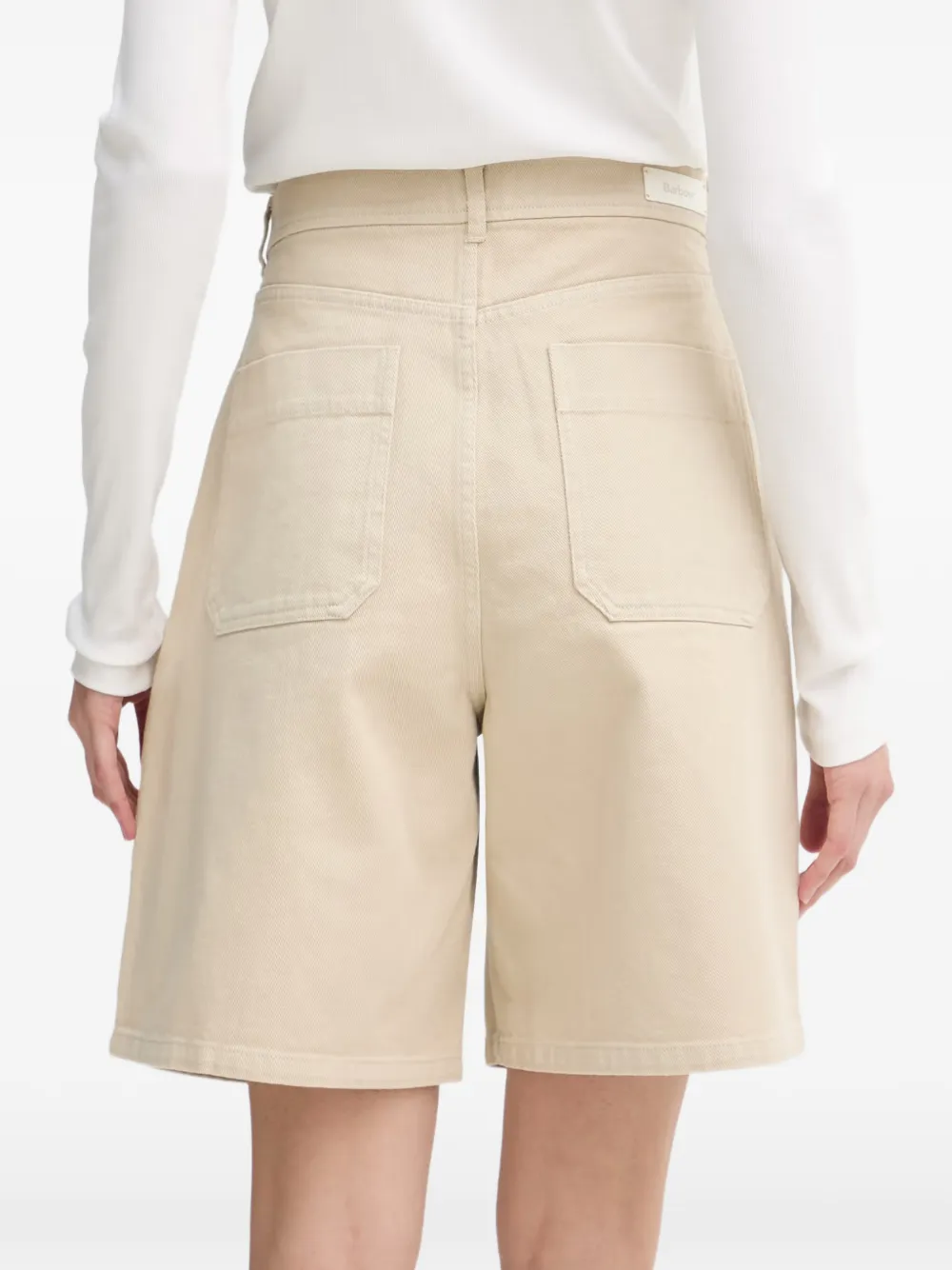 Barbour Daya denim bermuda shorts Beige