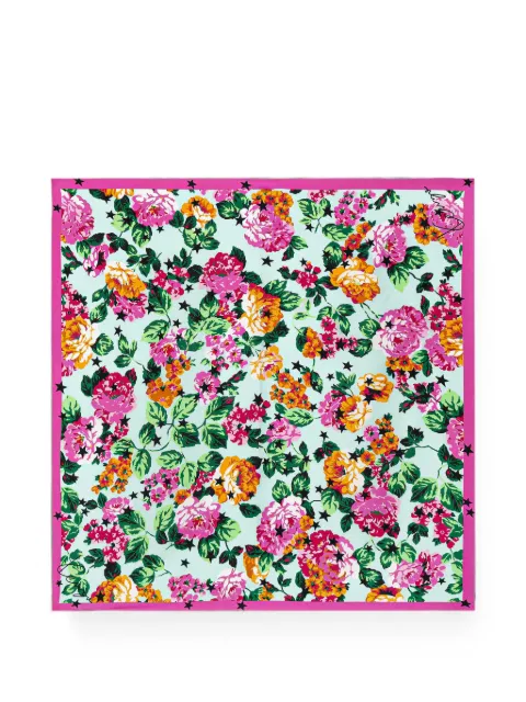 Kenzo floral-print star-print scarf
