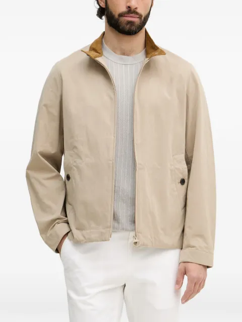 Barbour Tyneside corduroy-collar funnel-neck jacket