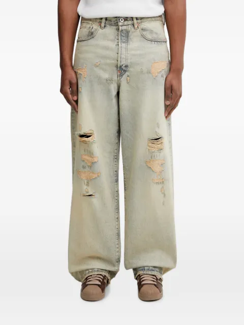 Kenzo distressed bleached-effect jeans