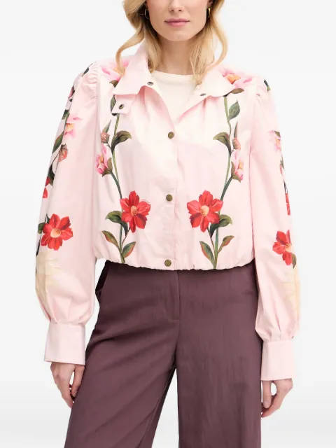 Barbour x FARM Rio Madalena floral-print jacket
