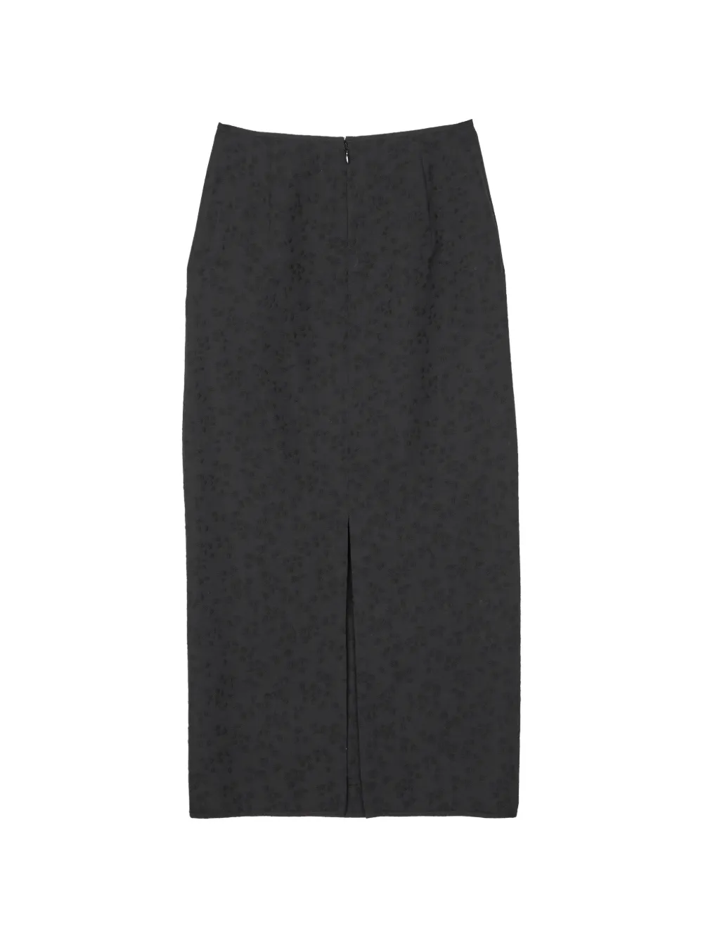 Cecilie Bahnsen Uka Eira matelassé straight midi-rok Zwart