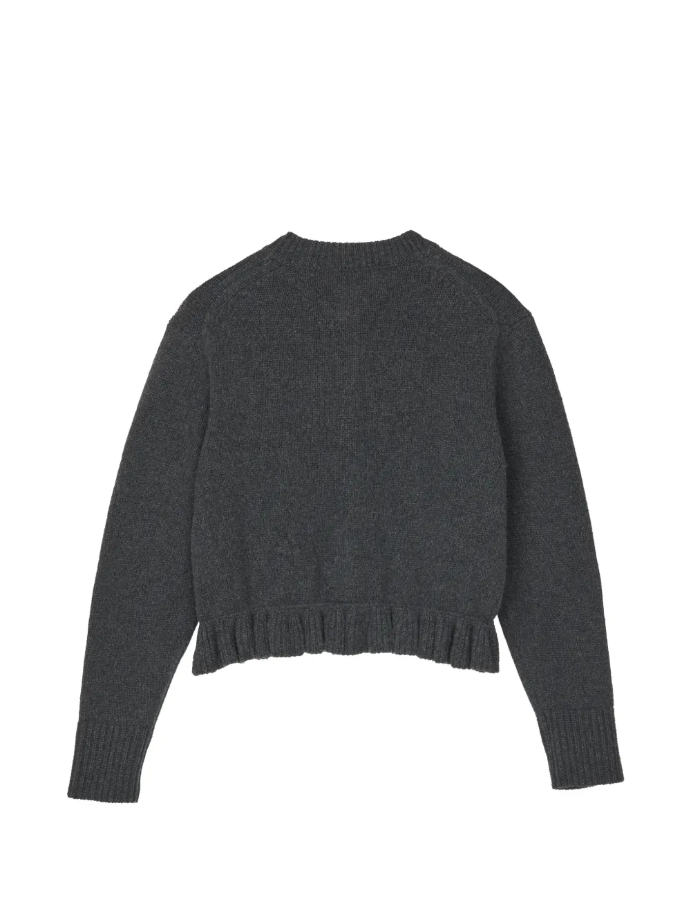 Cecilie Bahnsen Fibbie vest met ruches Grijs