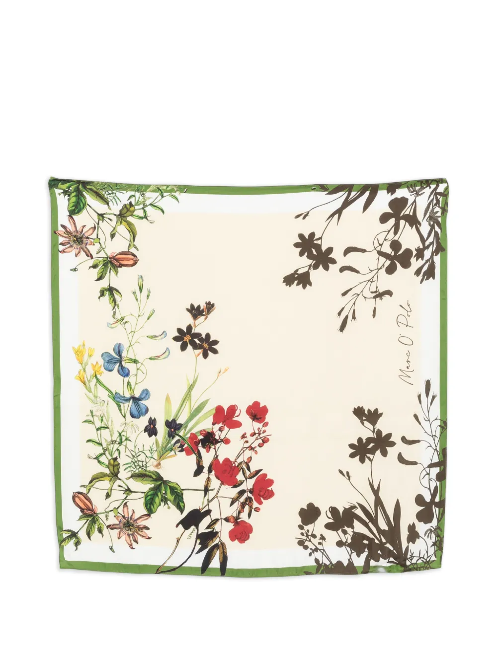 Marc O'Polo Schal mit Blumenprint - Nude