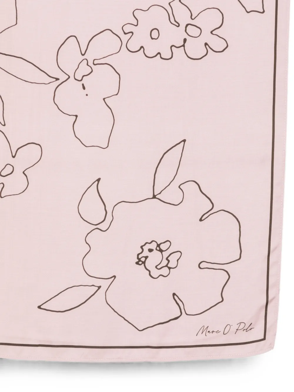 Marc O'Polo Sjaal met bloemenprint Roze