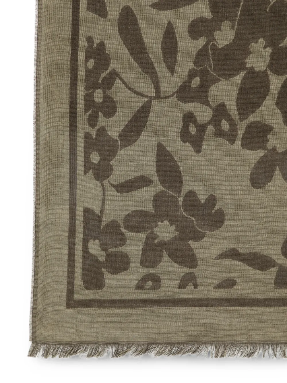 Marc O'Polo Sjaal met bloemenprint Groen