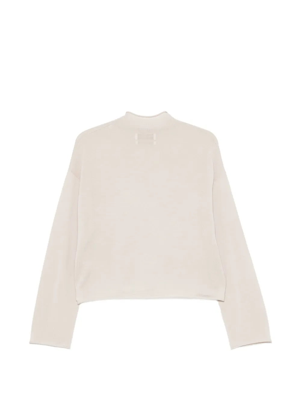 Marc O'Polo Fijngebreide trui met hoge hals Beige