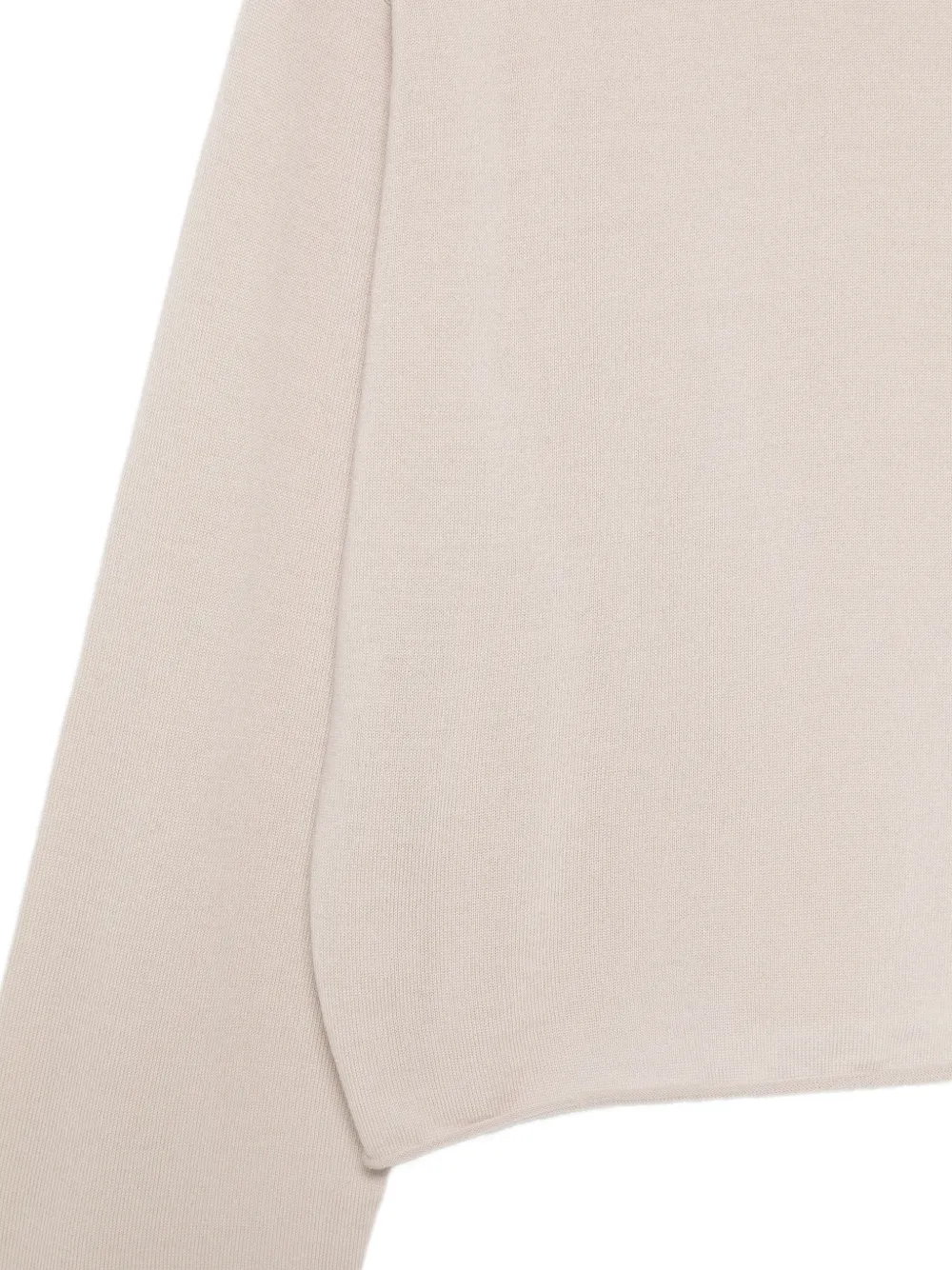 Marc O'Polo Fijngebreide trui met hoge hals Beige