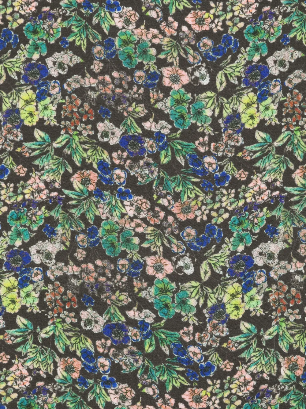 Marc O'Polo Sjaal met bloemenprint Zwart