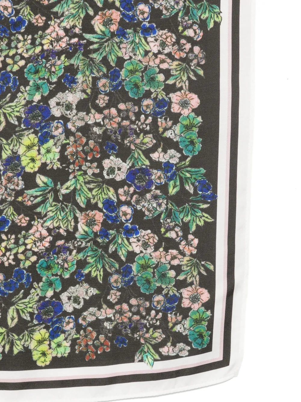 Marc O'Polo Sjaal met bloemenprint Zwart