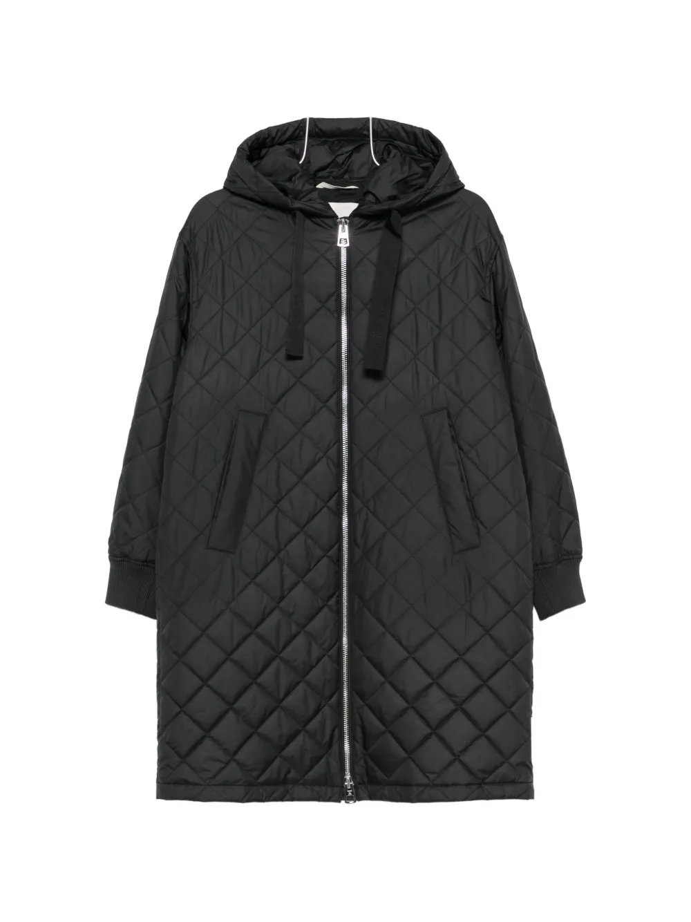 Marc O'Polo quilted hooded coat - Nero