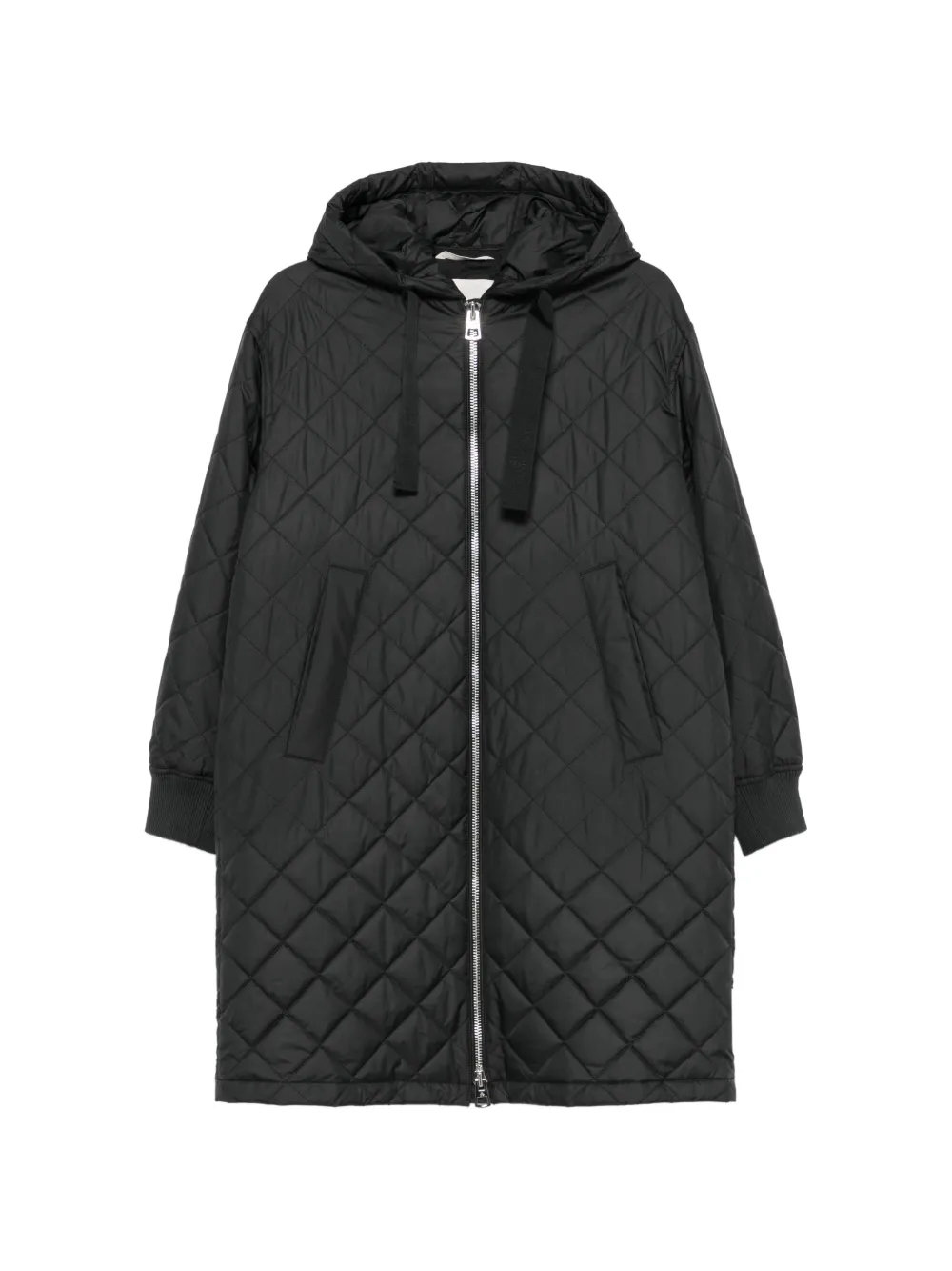 Marc O'Polo quilted hooded coat - Nero