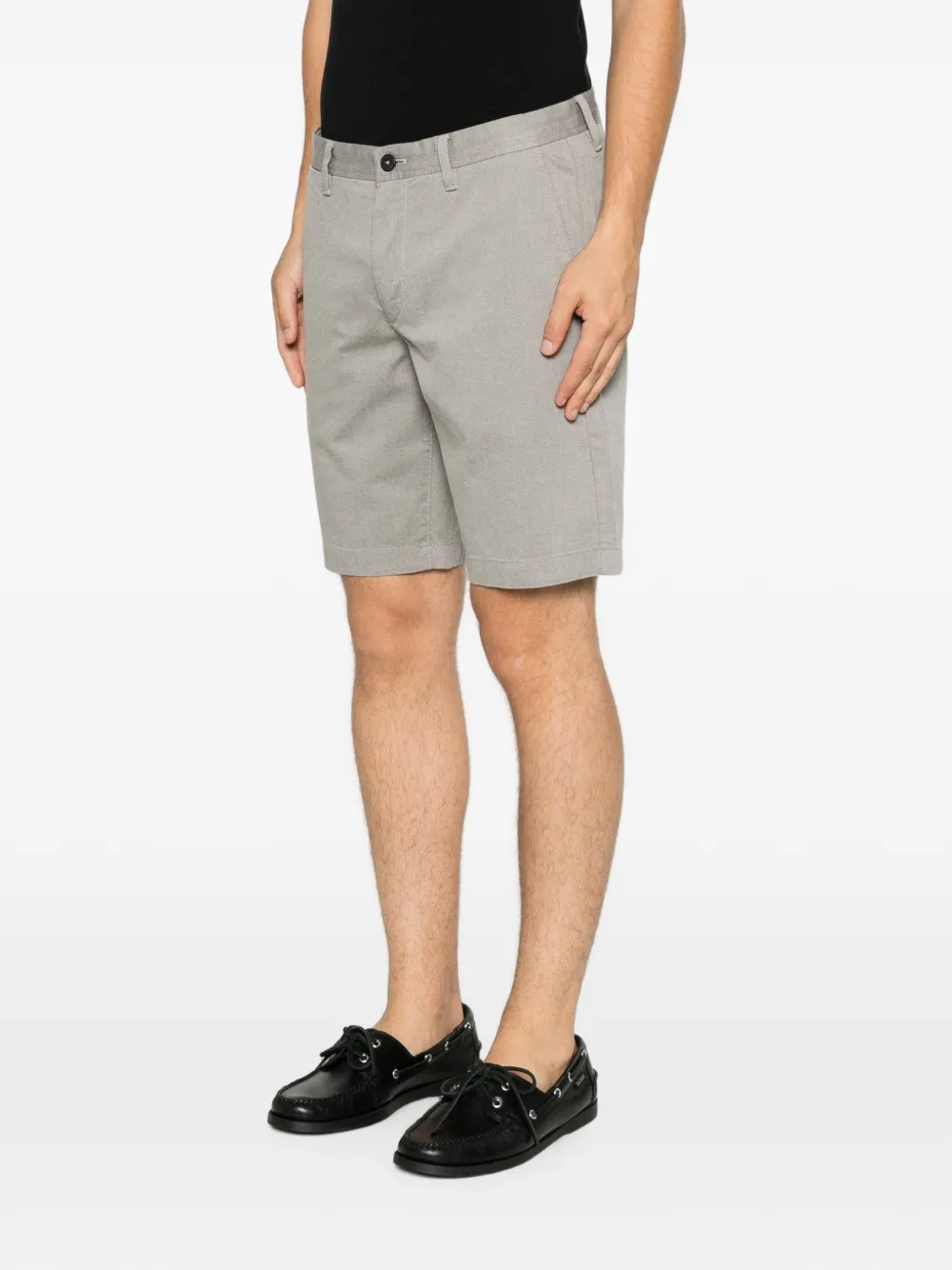 Marc O'Polo Shorts met knoopsluiting Zwart