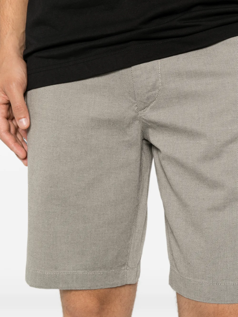 Marc O'Polo Shorts met knoopsluiting Zwart