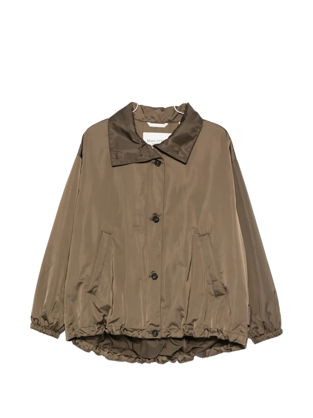 Marc O'Polo elasticated-hem jacket - Verde