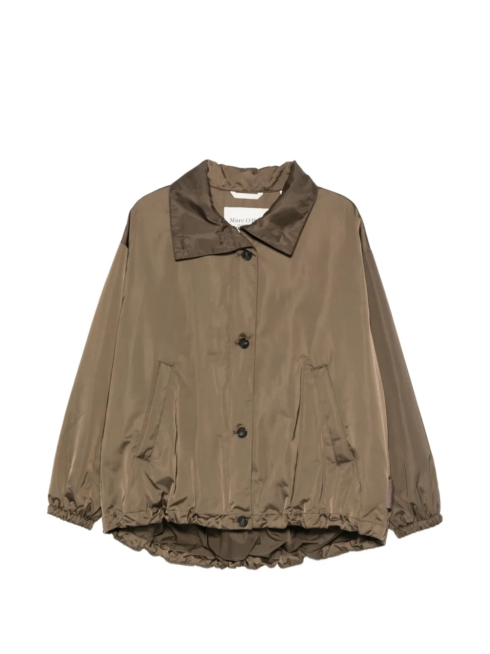 Marc O'Polo elasticated-hem jacket - Verde