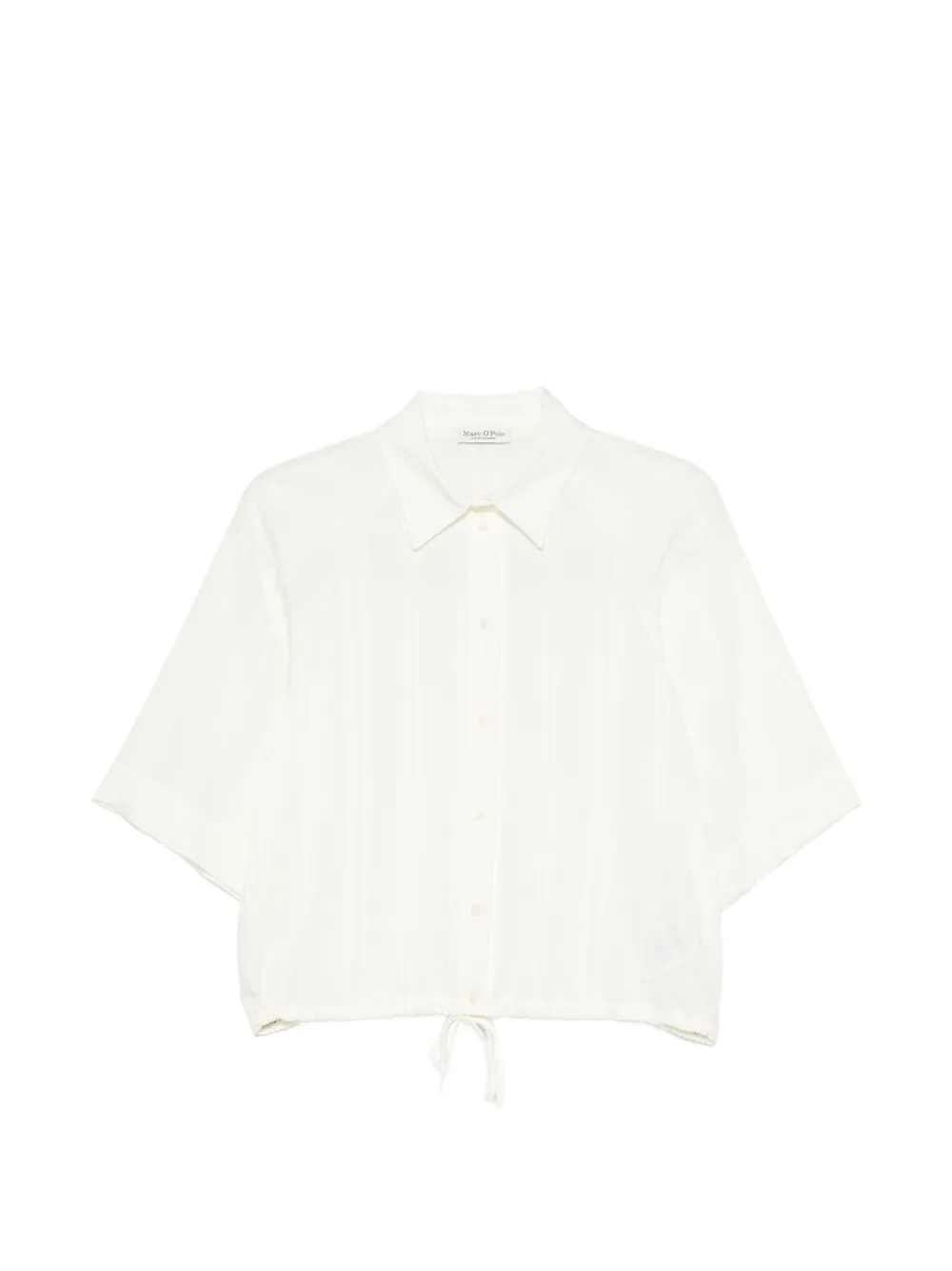 Marc O'Polo drawstring-hem shirt - Toni neutri