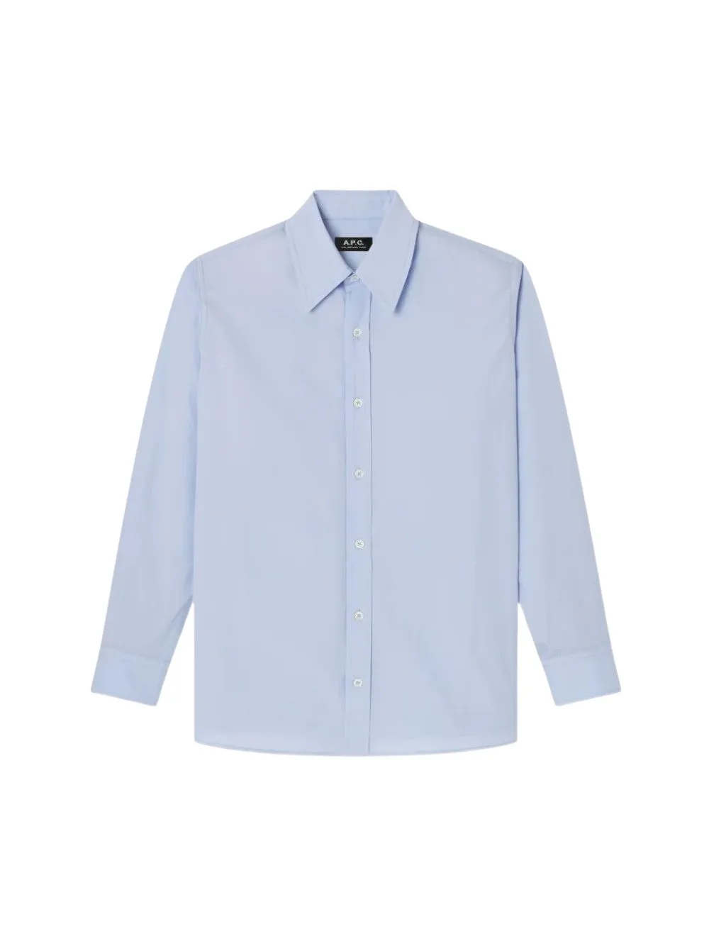 A.P.C. Kayla blouse met lange mouwen en knopen Blauw
