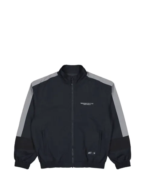 Neighborhood logo-print panelled track jacket