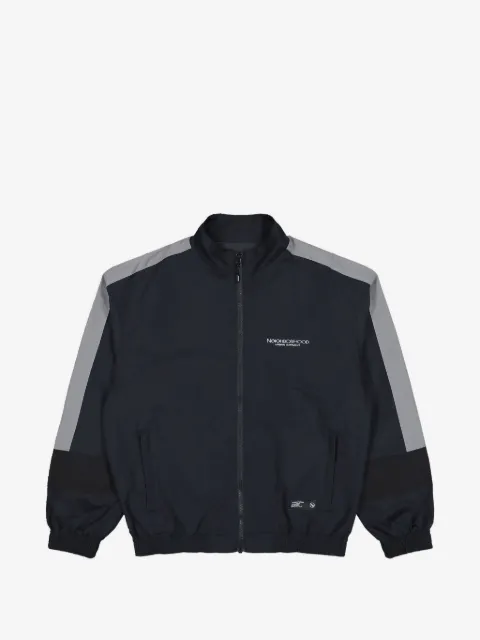 Neighborhood logo-print panelled track jacket