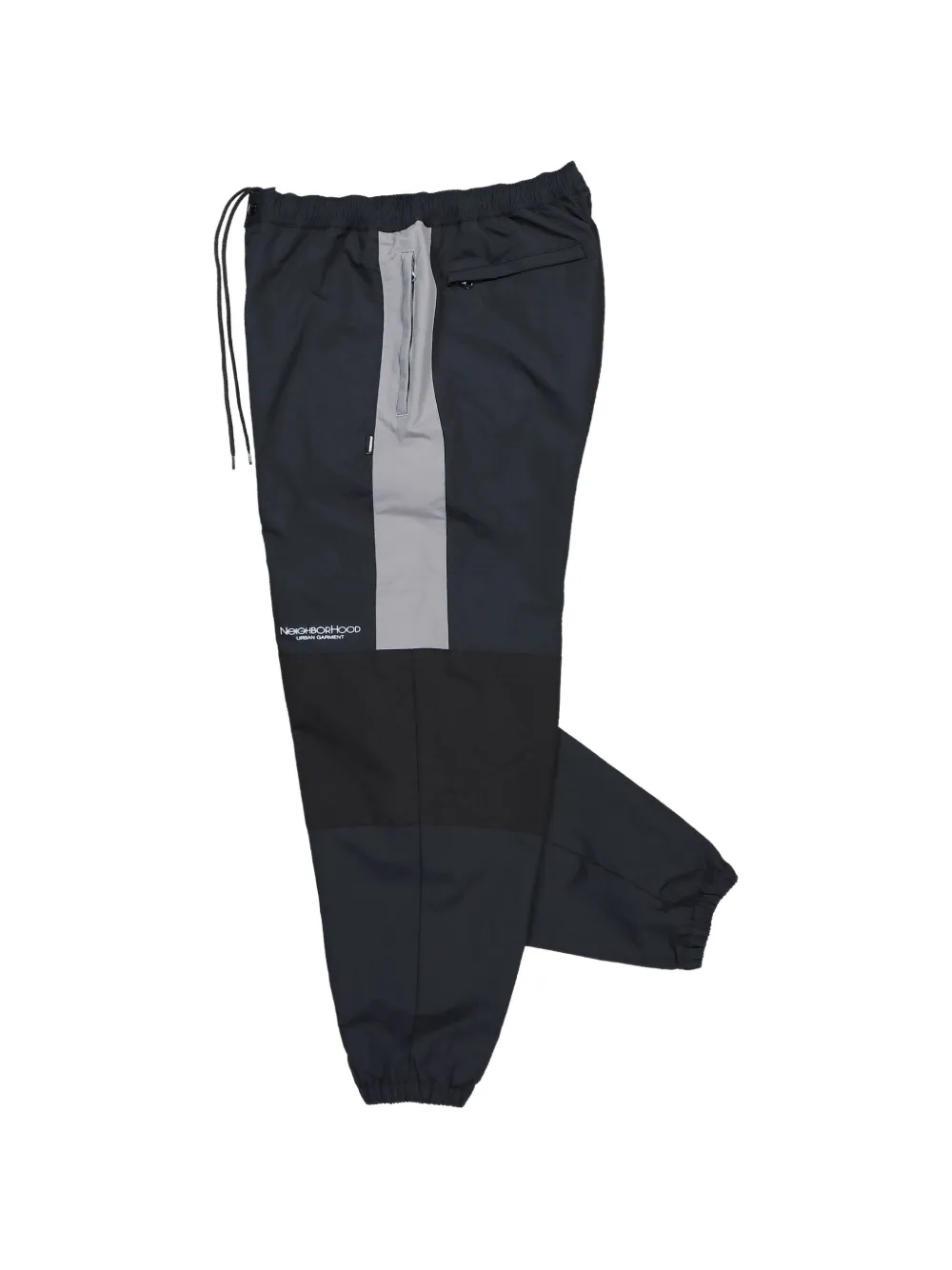 Neighborhood Trainingsbroek met colourblocking en vlakken Zwart