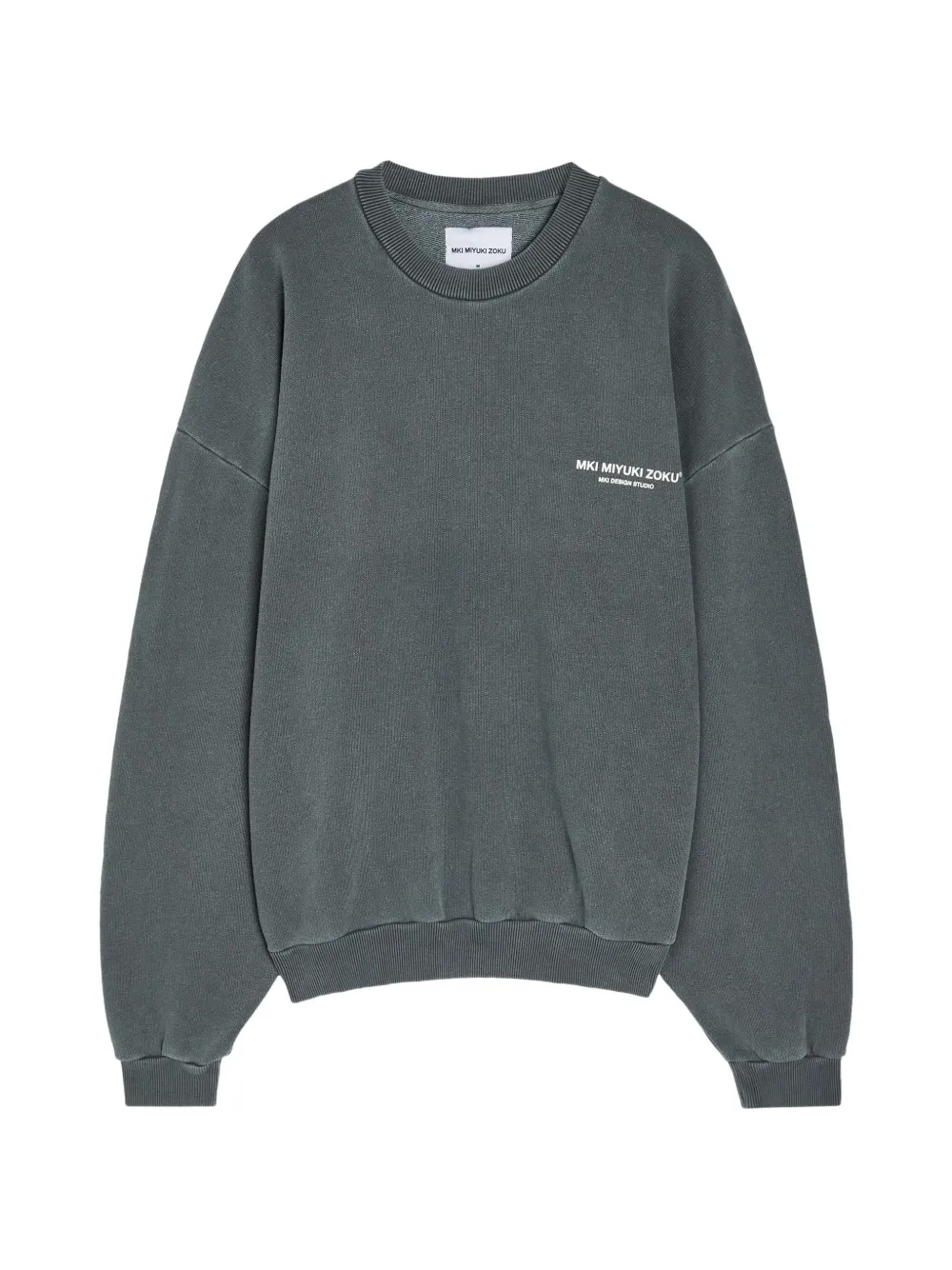MKI Miyuki Zoku Maglione con logo - Grigio